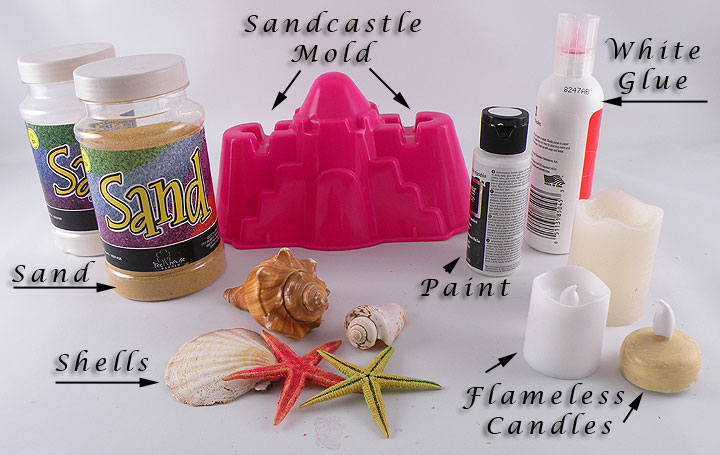 Sandcastle-Materials
