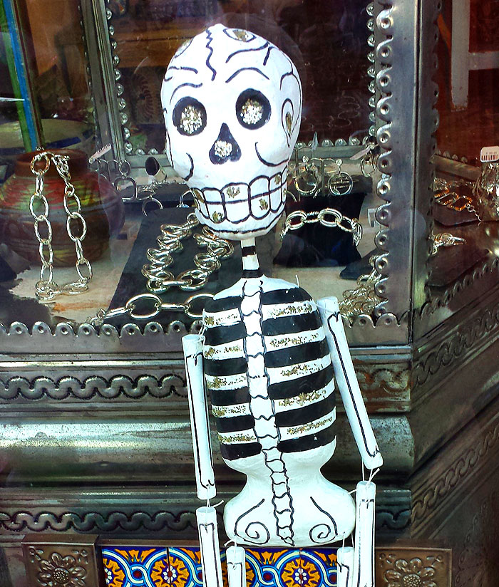 weekly inspiration - day of the dead skeleton