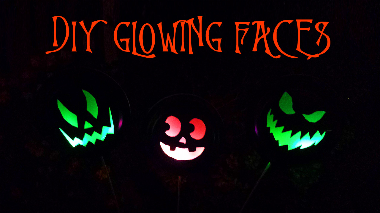 DIY Glowing Faces
