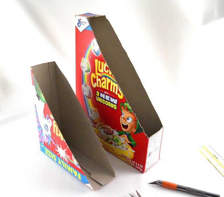 DIY Cereal Box Organizer Gina Tepper