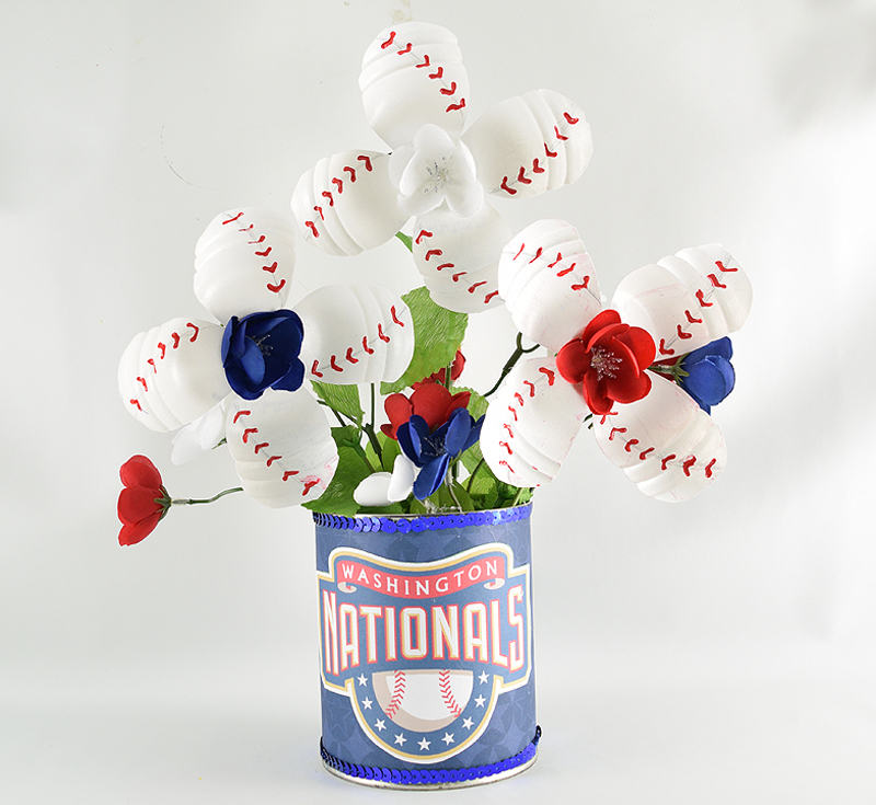 Baseball Flowers