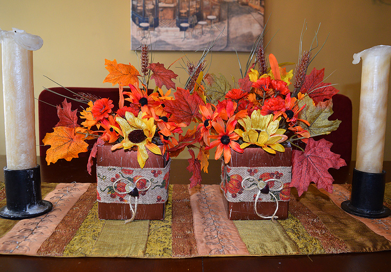 easy fall centerpiece ideas for kitchen table