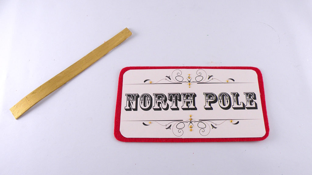 DIY North Pole Sign Free Printable