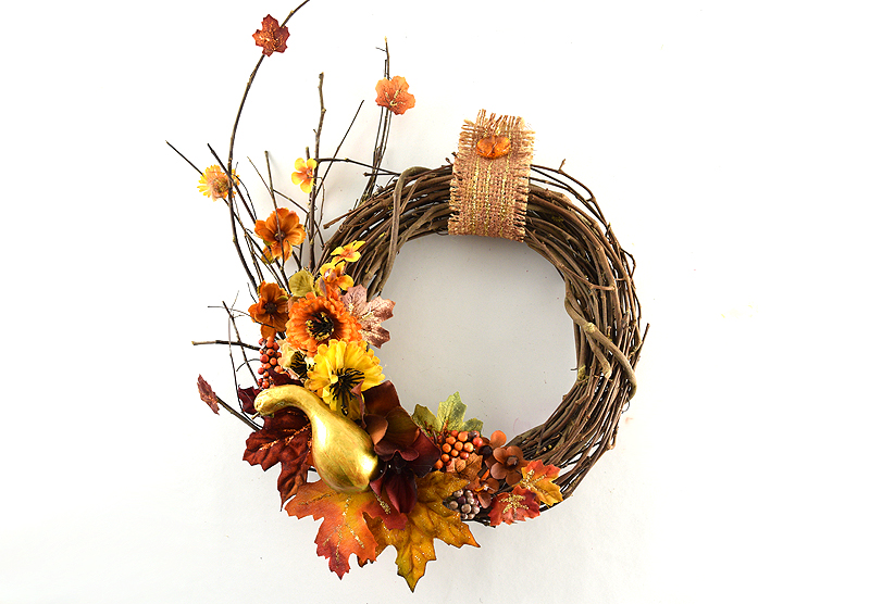 DIY Thanksgiving Wreath
