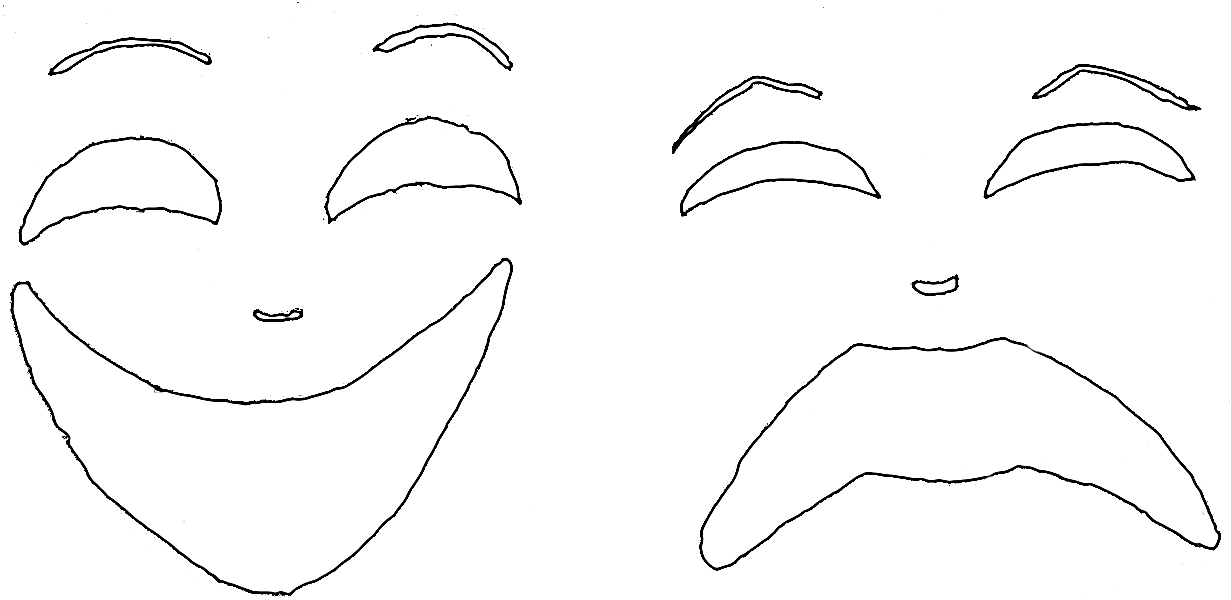Comedy and Tragedy Masks Pattern