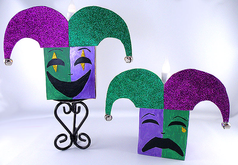 Comedy and Tragedy Mask Decorations