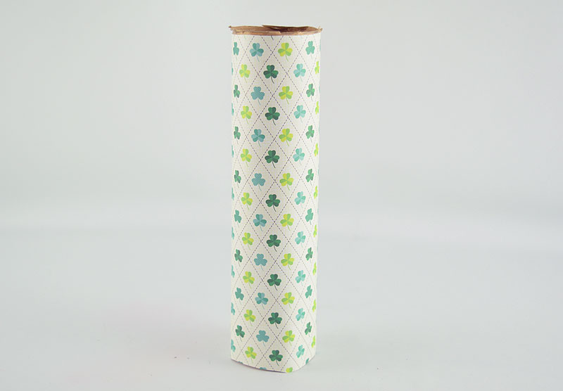 Paper Tube covered in paper