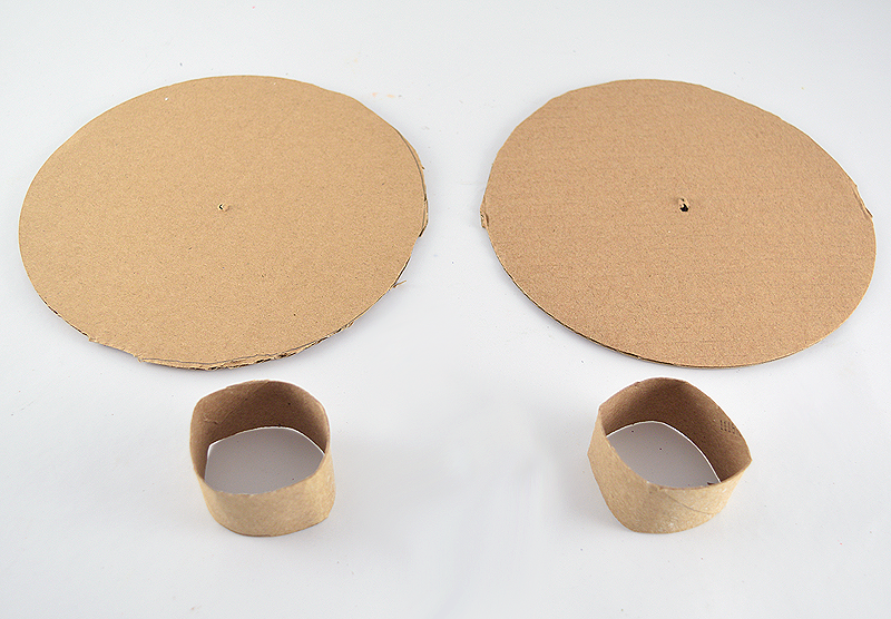 Cardboard circles for DIY Candle Ring
