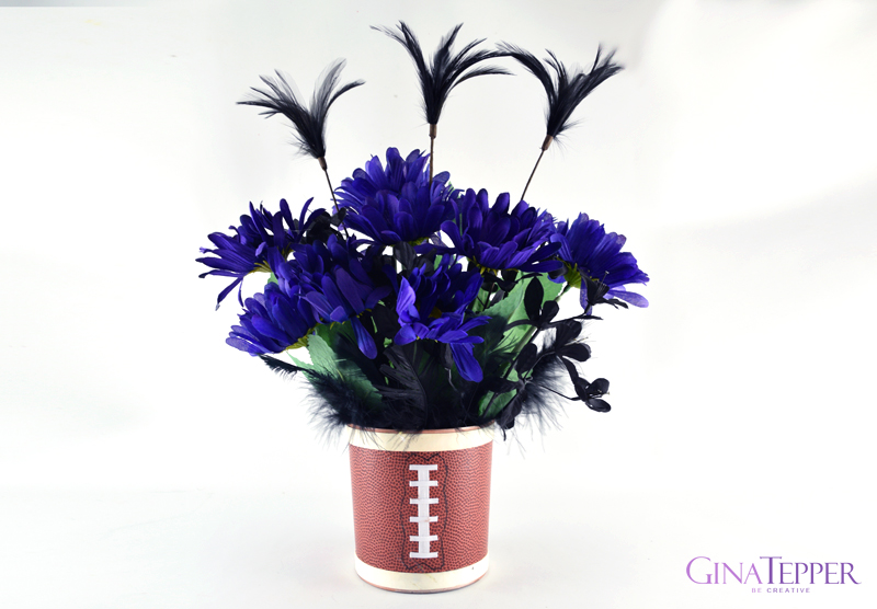 DIY Football Flower Arrangement