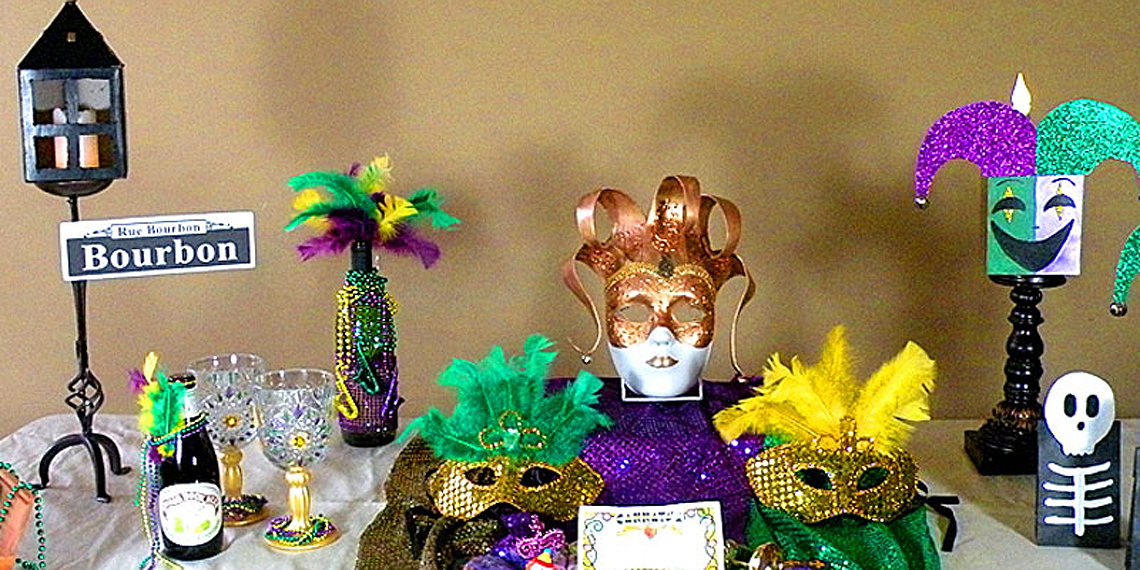 DIY Mardi Gras Decorations