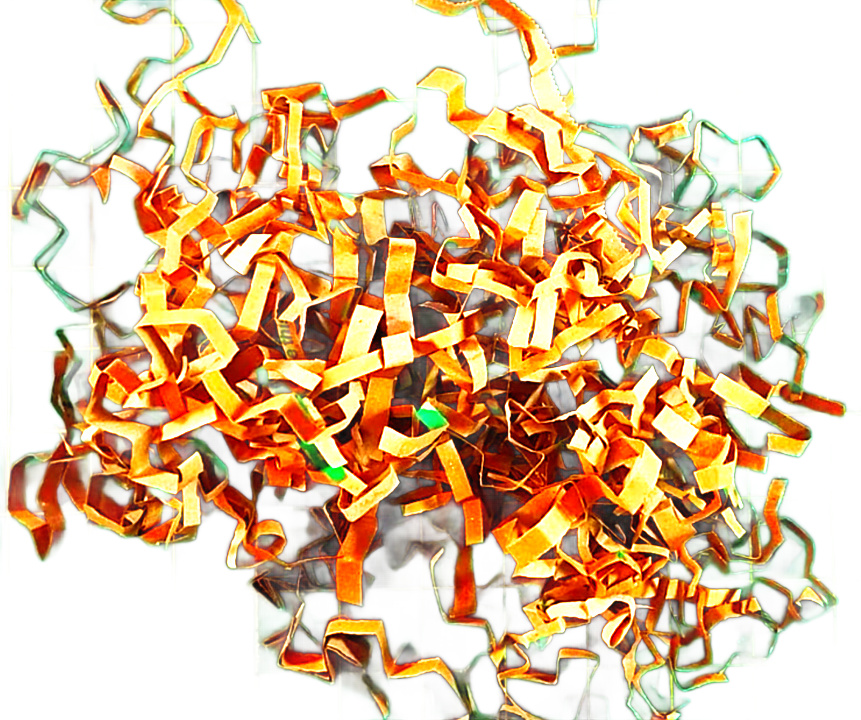 Close-up of high-end boutique-style DIY crinkle paper shred filler made from recycled wrapping paper for elegant gift basket presentation.