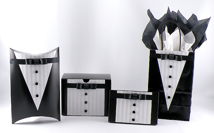 Black Tie Gift Wrap Designs