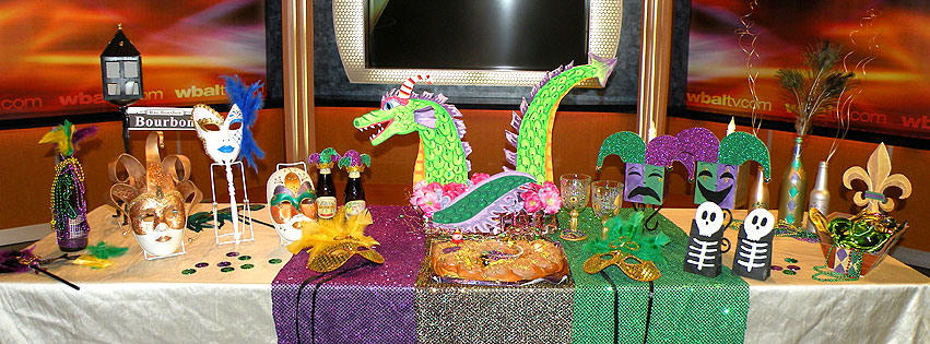 Diy Mardi Gras Decorations And Party