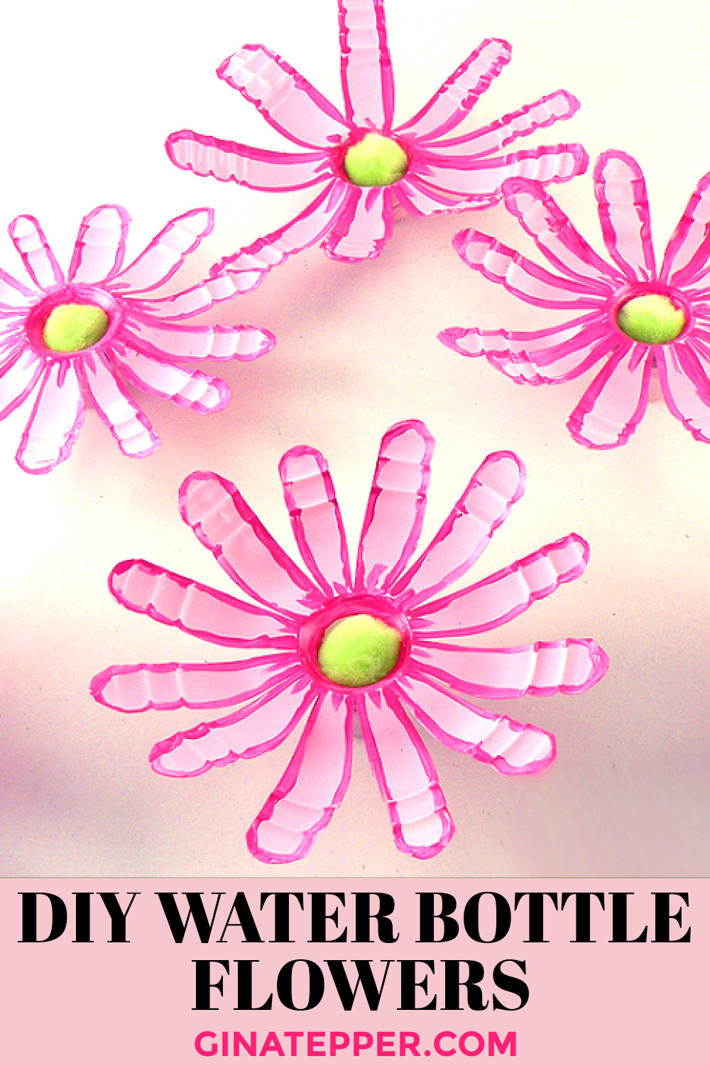 DIY Water Bottle Flowers