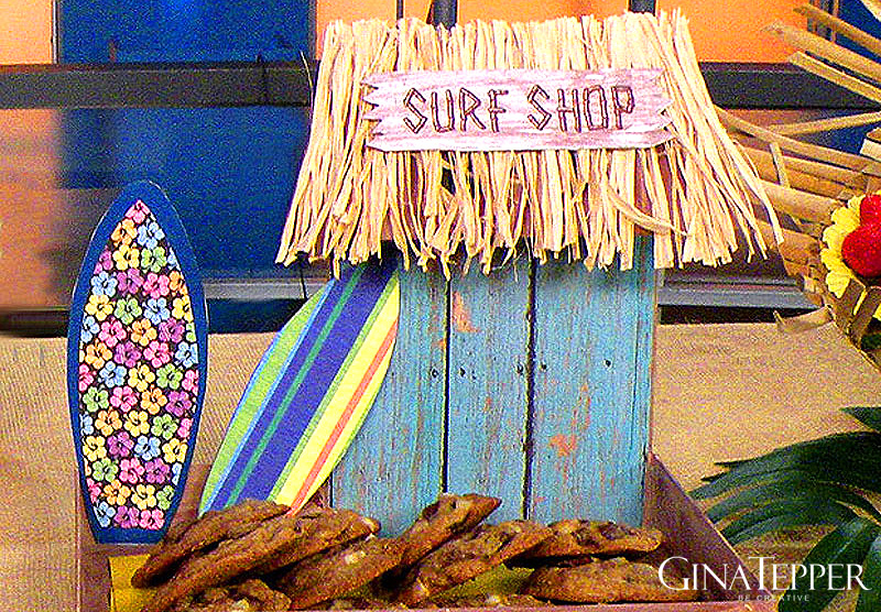 Beachy DIY Surfboard Decor (DIY Surf Shop Decorations)