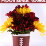 Football Vase Flower Arrangement