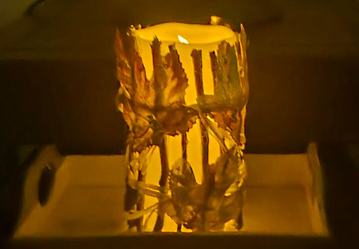 DIY Dollar Tree Fall Candle